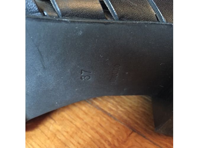 ALEXANDER WANG Schnürer T.EU 37 Leder Schwarz - Ansicht 6