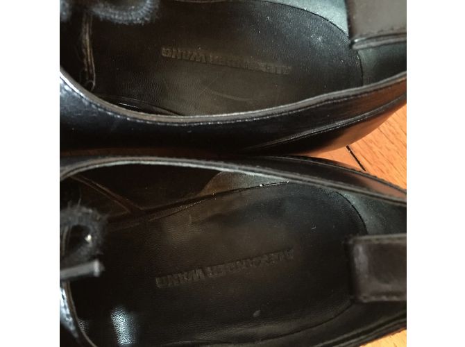 ALEXANDER WANG Schnürer T.EU 37 Leder Schwarz - Ansicht 7
