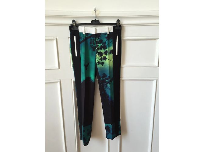 Hose BARBARA BUI T.FR 36 Synthetisch Grün - Ansicht 4