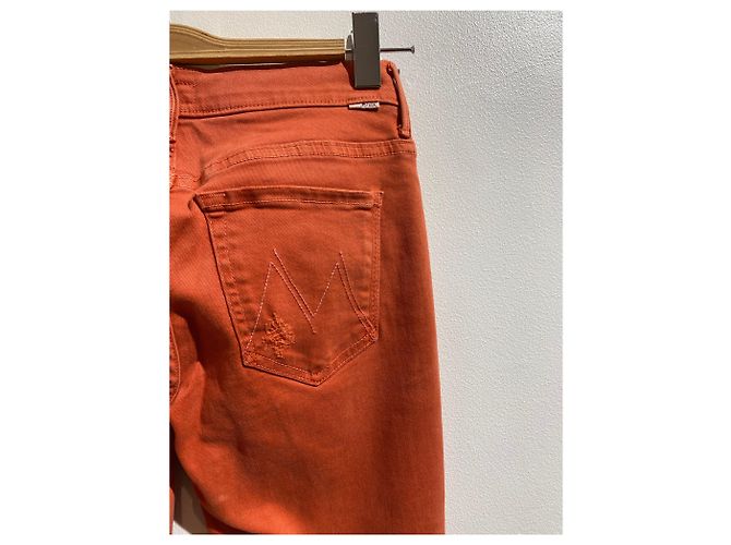 MOTHER Jeans T.US 27 Algodón Naranja - vista 4
