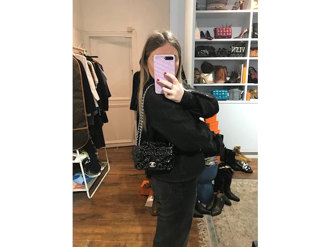 Timeless CHANEL Borse T.  vacchetta Nero - vista 16