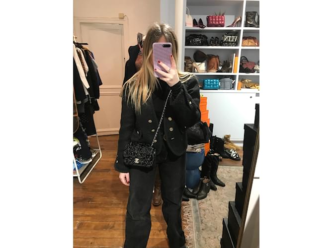 Timeless CHANEL Borse T.  vacchetta Nero - vista 17