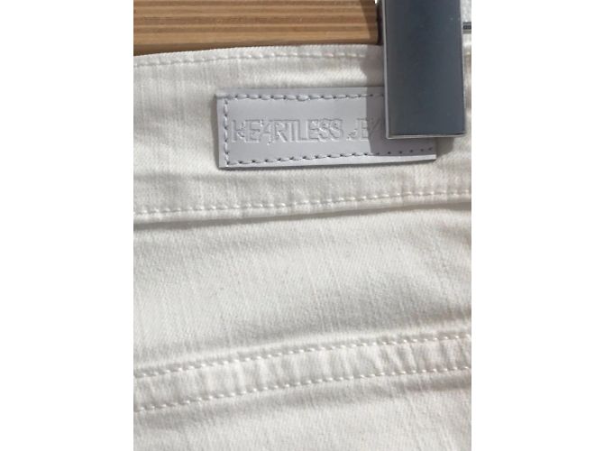 Autre Marque NO FIRMADO / NO FIRMADO Jeans T.US 26 Algodón Blanco - vista 4