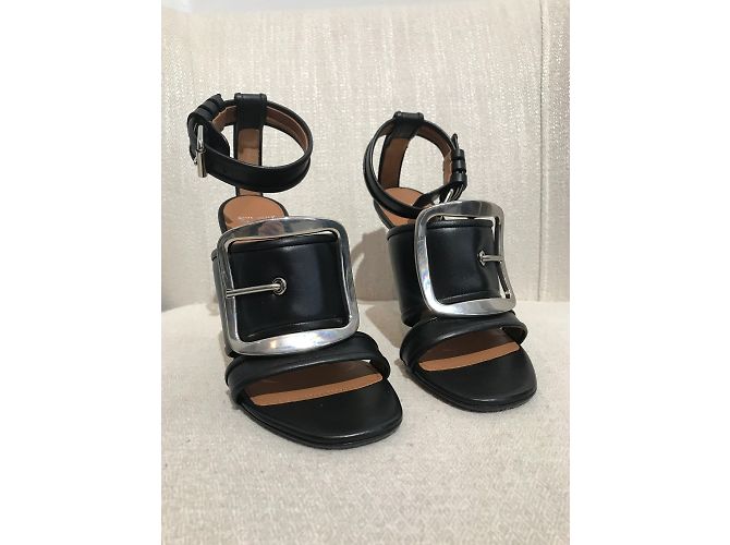 GIVENCHY Sandalen T.EU 36 Leder Schwarz - Ansicht 3