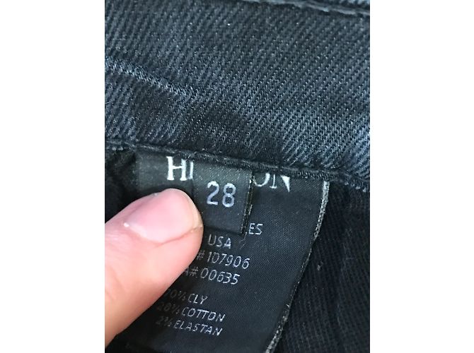 HUDSON Jeans T.US 28 Cotone Nero - vista 5