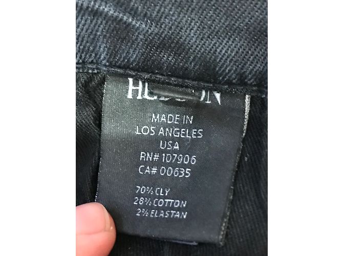 HUDSON Jeans T.US 28 Cotone Nero - vista 6
