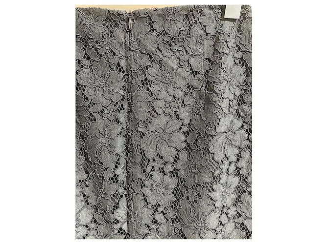 Faldas SANDRO T.International S Algodón Negro - vista 3