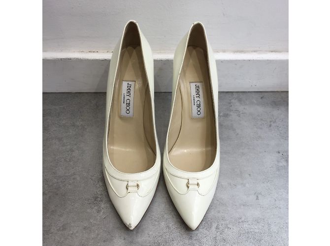 JIMMY CHOO Absätze T.EU 40 Leder Weiß - Ansicht 2