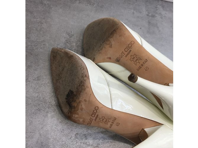 JIMMY CHOO Absätze T.EU 40 Leder Weiß - Ansicht 4
