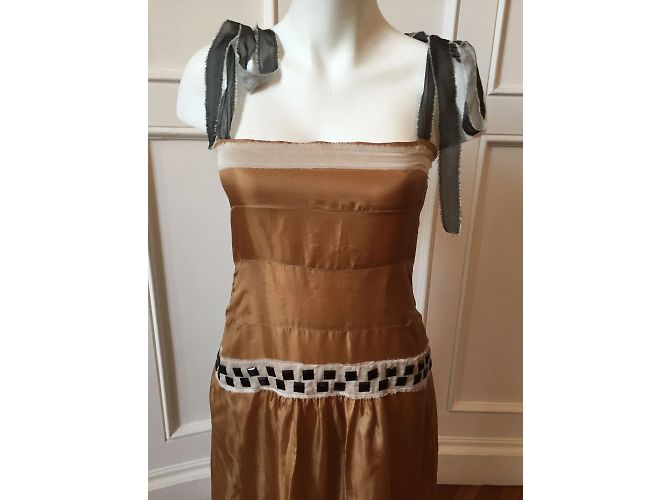 ALBERTA FERRETTI Kleider T.FR 38 Synthetisch Schwarz - Ansicht 2