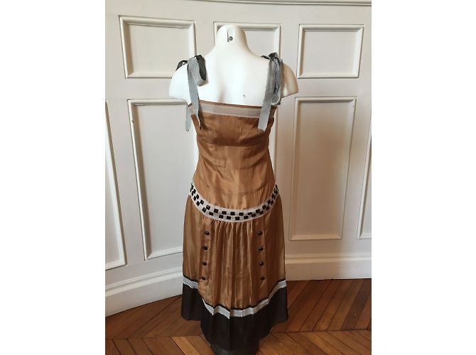 ALBERTA FERRETTI Kleider T.FR 38 Synthetisch Schwarz - Ansicht 3