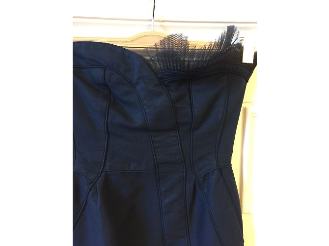 Vestido MARC JACOBS T.FR 36 Algodón Azul marino - vista 5