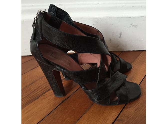 Alaïa Sandali ALAIA T.EU 36.5 Pelle Nero - vista 3