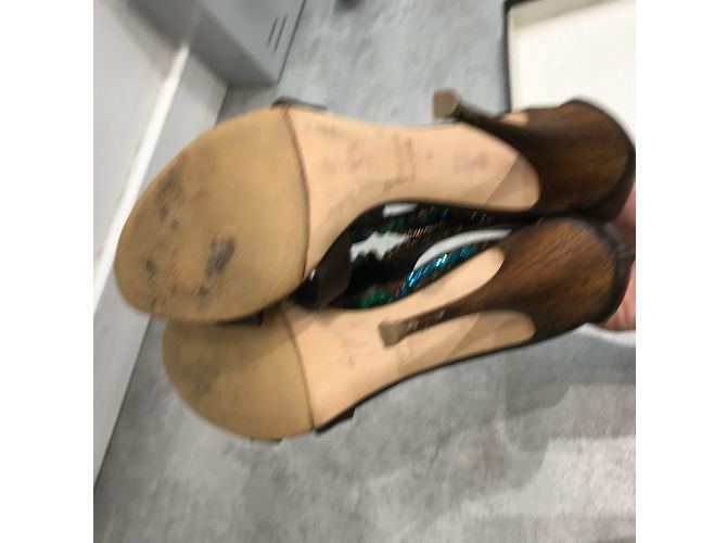 Sandali GIUSEPPE ZANOTTI T.EU 36 Pelle Marrone - vista 4