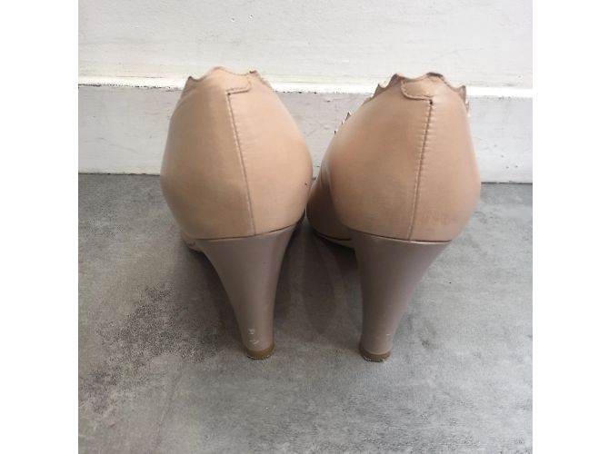Chloé CHLOE Absätze T.EU 38 Leder Beige - Ansicht 3