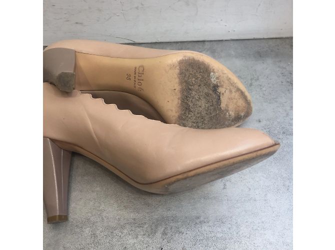 Chloé CHLOE Absätze T.EU 38 Leder Beige - Ansicht 4