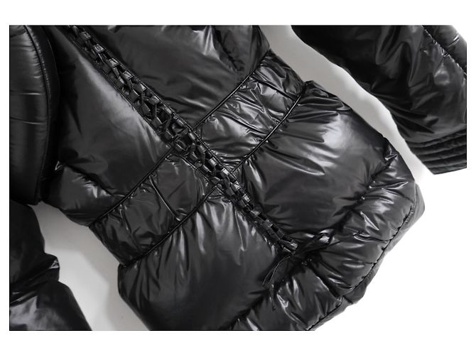 Emanuel Ungaro AW07 Abrigo acolchado escultural negro - vista 4