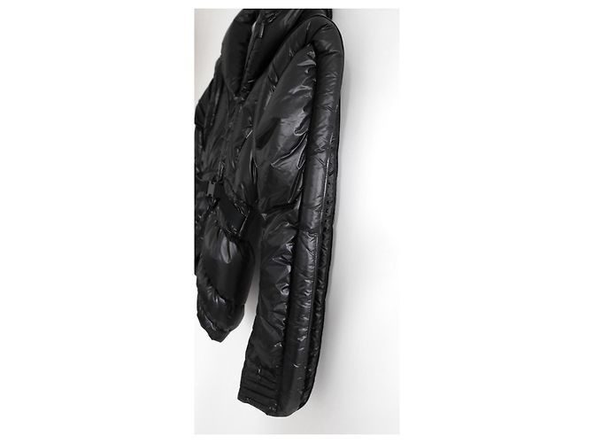Emanuel Ungaro AW07 Abrigo acolchado escultural negro - vista 8