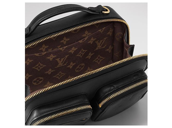 Louis Vuitton Borsa LV Utility nuova in pelle nera Nero - vista 4