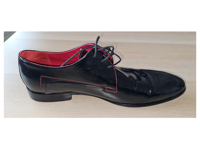 Hugo Boss Derby Dressapp_Derb Bord Nero - vista 3