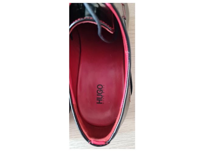 Hugo Boss Derby Dressapp_Derb Bord Nero - vista 6