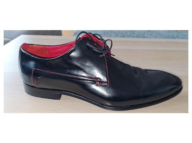 Hugo Boss Derby Dressapp_Derb Bord Nero - vista 7