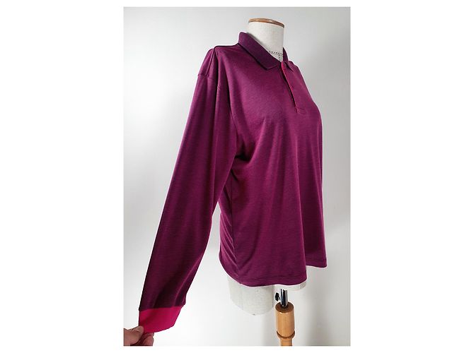 Top de manga larga Bogner morado de algodón XL Rosa Púrpura - vista 3