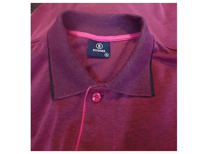Top de manga larga Bogner morado de algodón XL Rosa Púrpura - vista 5