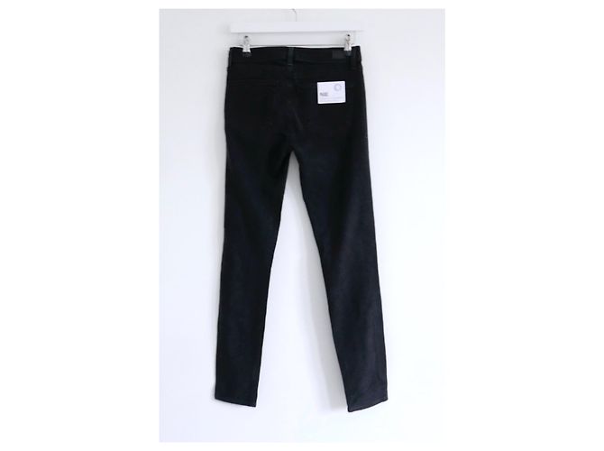 Paige Jeans Vaqueros Paige Verdugo Ultra Skinny. Negro - vista 2