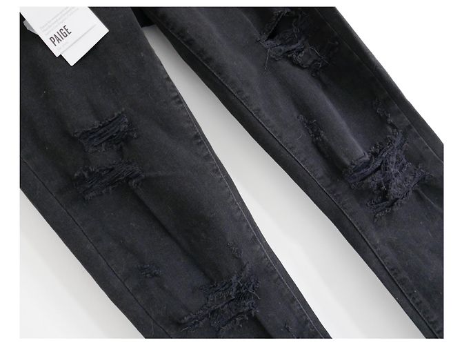 Paige Jeans Vaqueros Paige Verdugo Ultra Skinny. Negro - vista 5