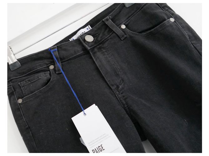 Paige Jeans Vaqueros Paige Verdugo Ultra Skinny. Negro - vista 6