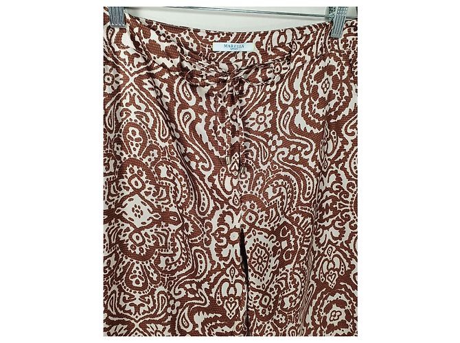 Marella Brown Multicolour Viscose Pants Multiple colors - view 3