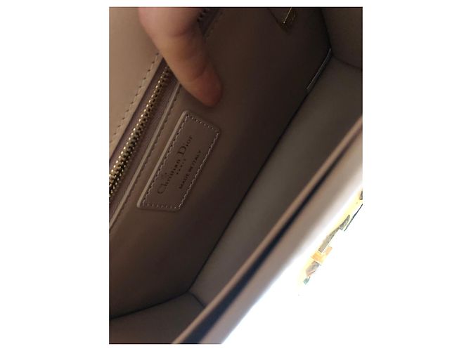 30 Montaigne Borsa a mano Dior Montaigne 30 in pelle rosa - vista 3