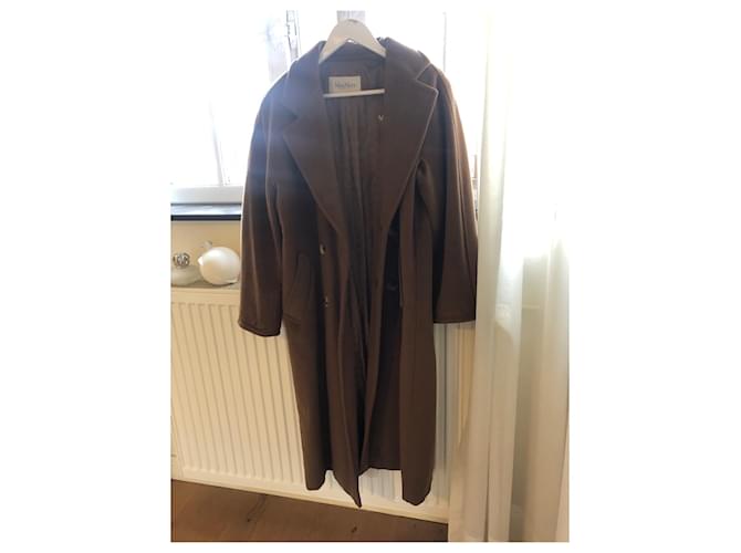 abrigo con icono de Max Mara 101801 Castaño - vista 4