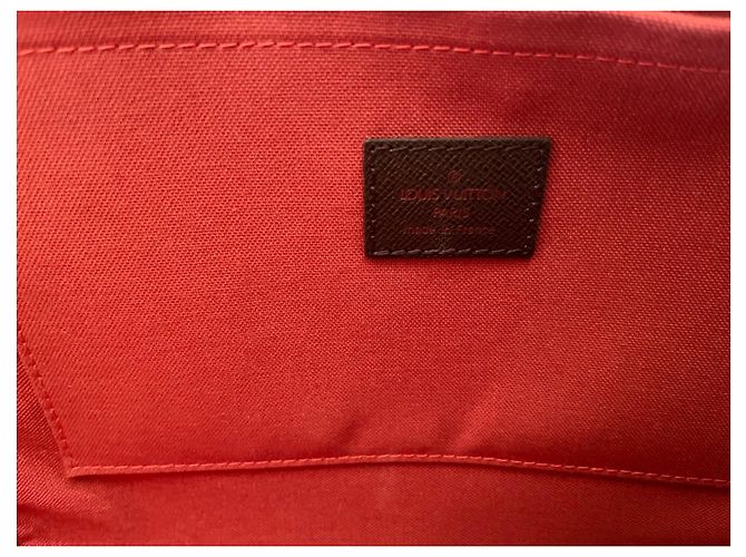 Borsa a mano Louis Vuitton Belem MM Marrone in Tela - vista 4