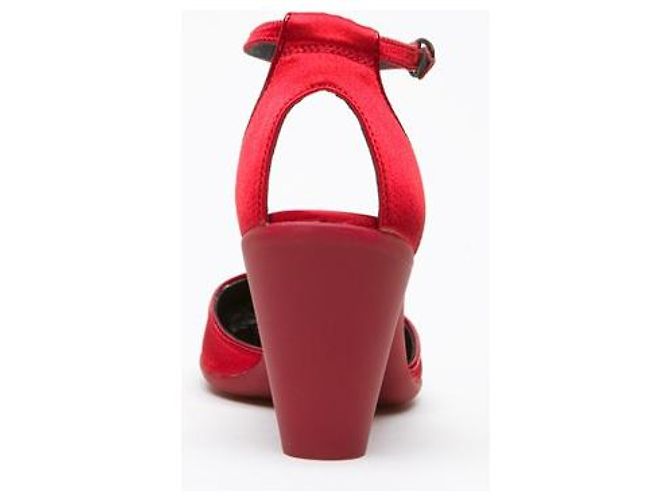Autre Marque Camper Satin Pumps Rot 7cm Absatz Größe 39 - Ansicht 3