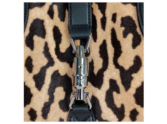Borsa Gucci Shopper Jackie maculata - vista 4
