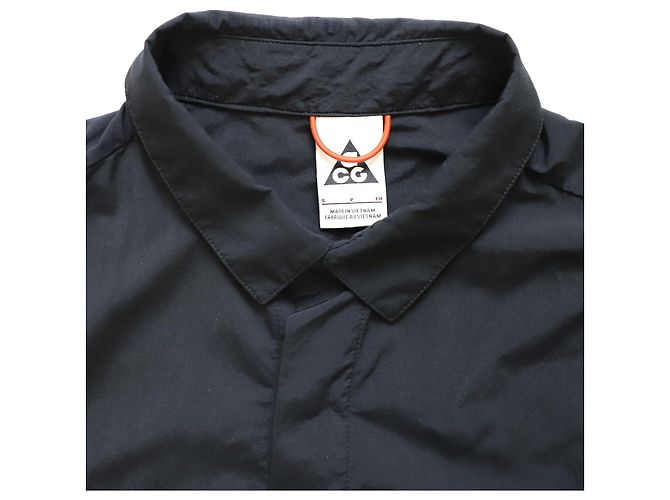 Giacca camicia Nikelab ACG in nylon nero - vista 3