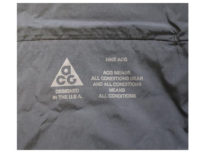 Giacca camicia Nikelab ACG in nylon nero - vista 5