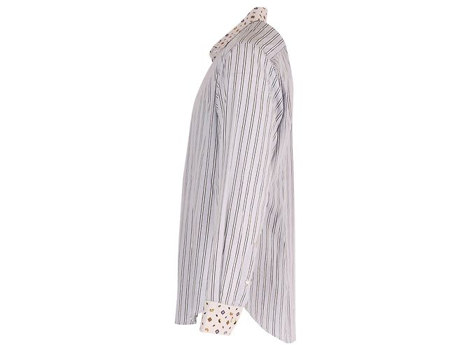 Camisa de vestir de manga larga a rayas en algodón azul claro de Etro - vista 2