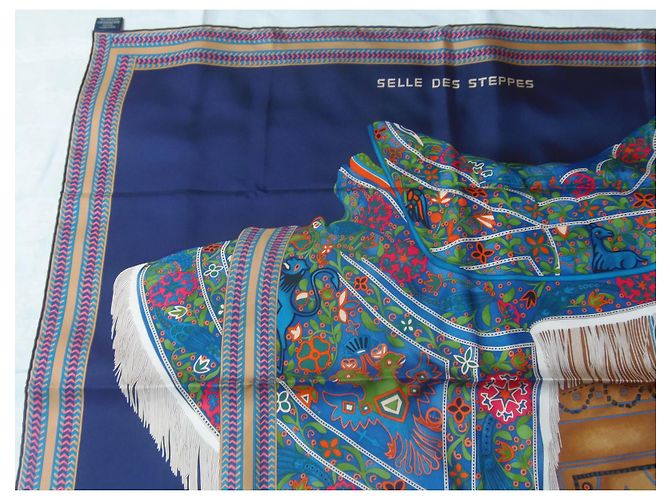 Hermès STEPPE DA SELLA Multicolore - vista 8