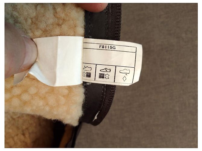 Ugg GERSHWIN wasserdichte Lammfellstiefel aus braunem Leder mit Reißverschluss - Ansicht 7