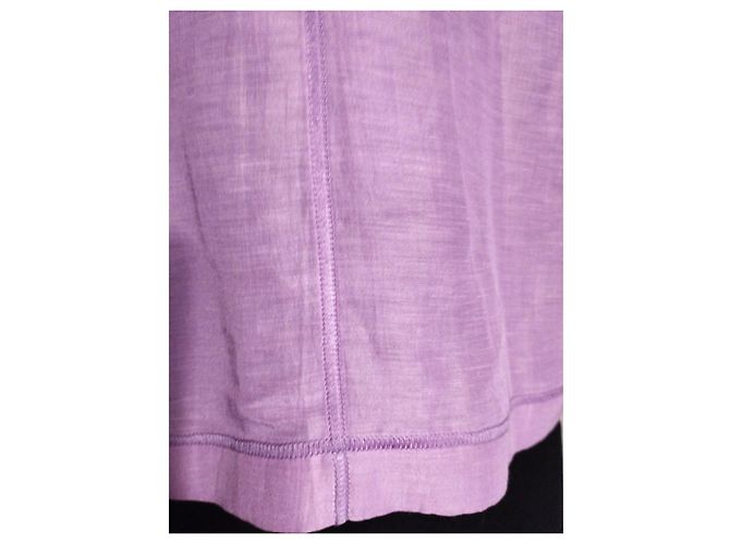 GIORGIO ARMANI CHAQUETA LIGHT CHIC MINIMALIST EMERISED LINO T 48 Púrpura - vista 12