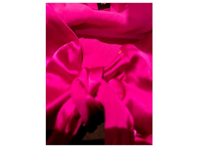 Diane Von Furstenberg DvF Vintage Kitt Kleid Pink Schokolade - Ansicht 4