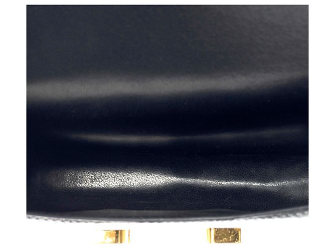 Pochette Hermès Micro Constance in coccodrillo porosus nero - vista 8