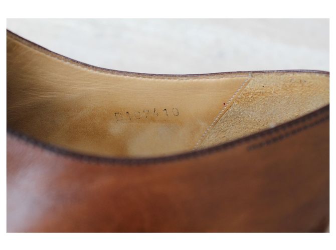 CHAUSSURE BERLUTI RAPIECE RIPRESA EN CUIR SCRITTA 10 / 44 SUPER CONDIZIONI SCARPE DA UOMO Multicolore - vista 10