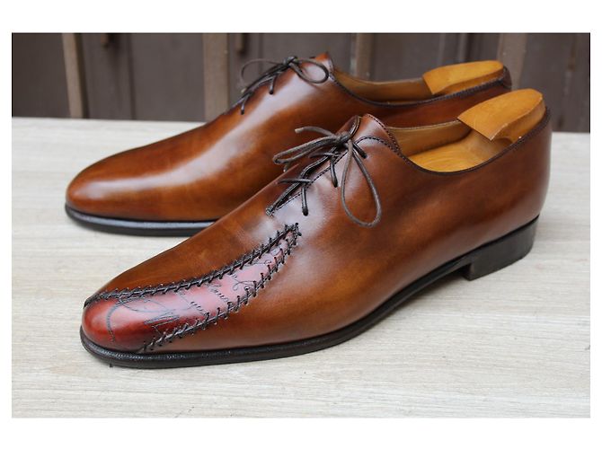 CHAUSSURE BERLUTI RAPIECE RIPRESA EN CUIR SCRITTA 10 / 44 SUPER CONDIZIONI SCARPE DA UOMO Multicolore - vista 3