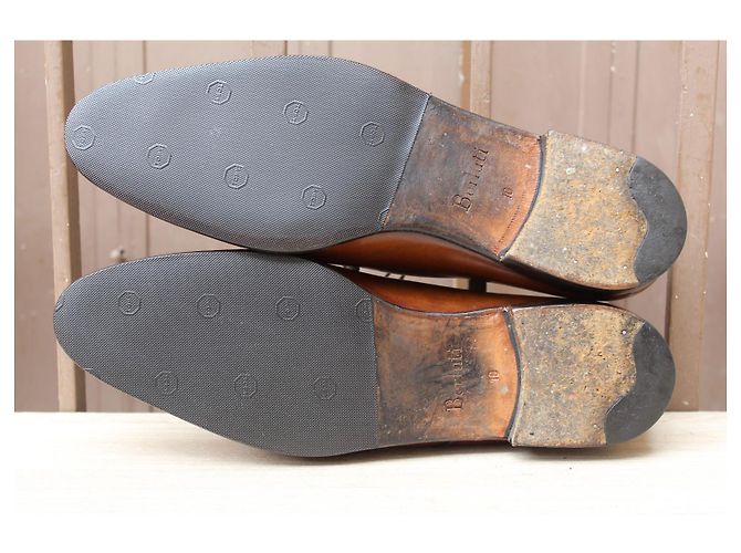 CHAUSSURE BERLUTI RAPIECE RIPRESA EN CUIR SCRITTA 10 / 44 SUPER CONDIZIONI SCARPE DA UOMO Multicolore - vista 6