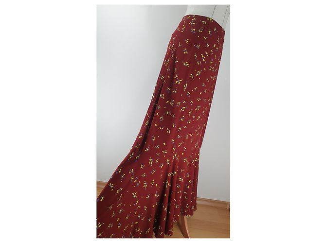 Falda larga Free People de viscosa Multicolor - vista 2