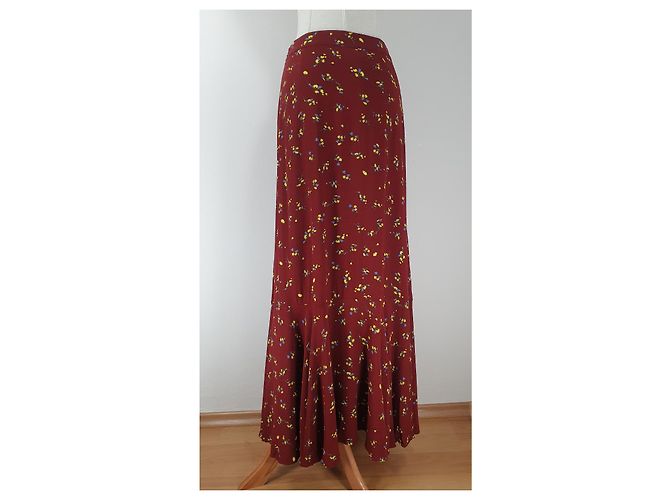 Falda larga Free People de viscosa Multicolor - vista 3